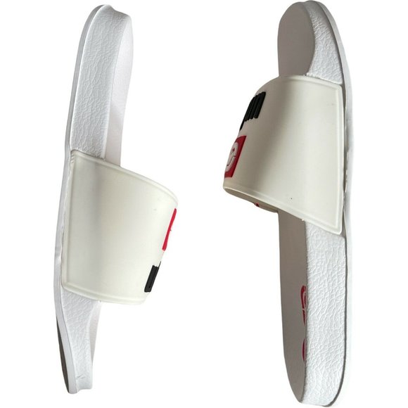 Men’s Slides Ecko Unltd Men\'s Athletic Comfort Slide , Open Toe Size 11 White